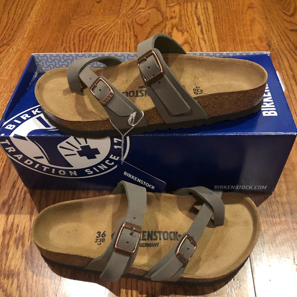 Birkenstock Mayari Stone 5 Medium New